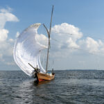 かすみがうら市　霞ヶ浦観光帆引き船